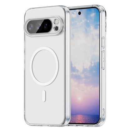 For Google Pixel 9 10 Pro XL 9 10 Pro Magnetic Case Transparent Hard PC Anti-Fingerprint Cover for Pixel 9 10