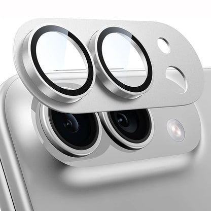 Metal Tempered Glass Camera Screen Full Protective Cover for Apple iPhone Duo Strong Adsorption Camera Lens Protector