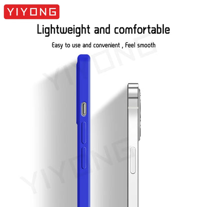 For iPhoneX Case YIYONG Original Liquid Silicone Soft Cover For iPhone X S XR XS Max 10 iPhone10 iPhoneXR iPhoneXS Phone Cases
