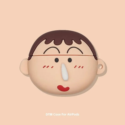 Funny Runny Nose For Airpods 1 2 3 4 5 Pro Pro 2 Pro 3 Silicone Earphone Case Accessories Cover