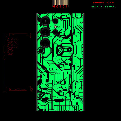 Luminous Back Skin Sticker For Samsung Galaxy S26 S25 S24 S23 S22 Ultra Glowing at Night For Samsung S25 Ultra Back Film