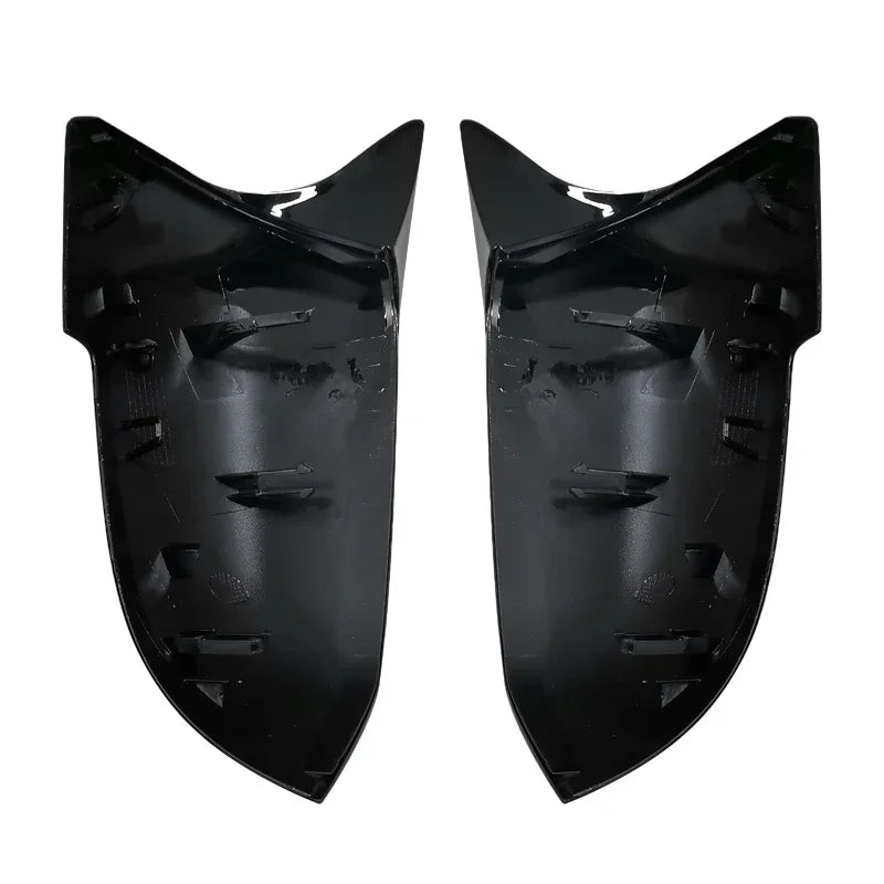 For BMW 1 2 3 4 Series F20 F30 F31 F32 F34 F36 E84 2014 -2018 1Pair Side Rearview Wing Mirror Cover Caps ABS Gloss Black