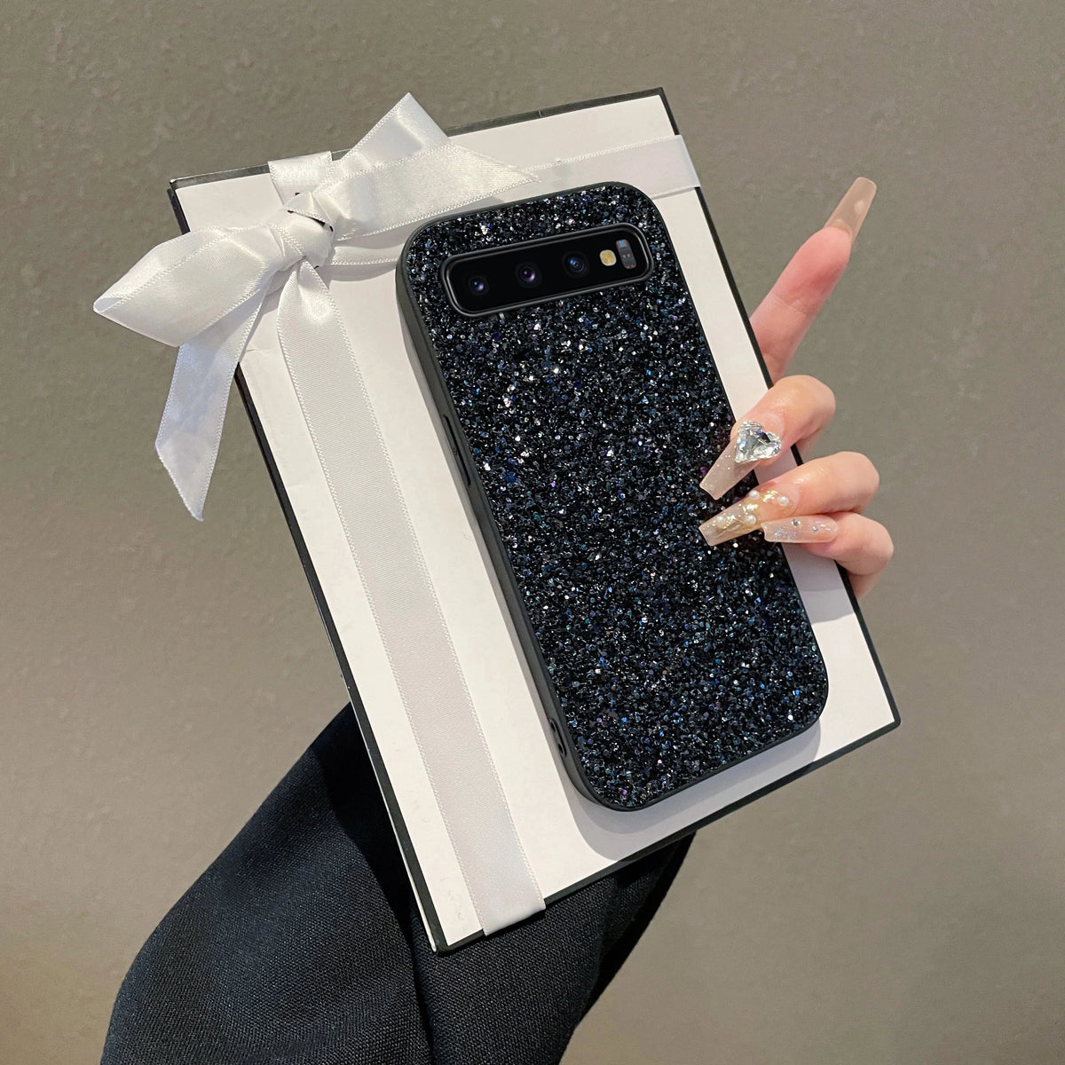 Luxurious shiny diamond rhinestone Glitter For Samsung Galaxy S10 4G 5G Plus Lite Back Cover﻿﻿﻿﻿﻿﻿﻿