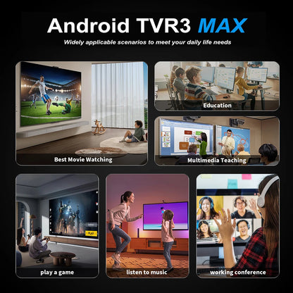 TV Stick TVR3 Max 8+128 Android 14 Smart 4K Video Decode Player Supports Netflix & YouTube Home Entertainment Android TV Box