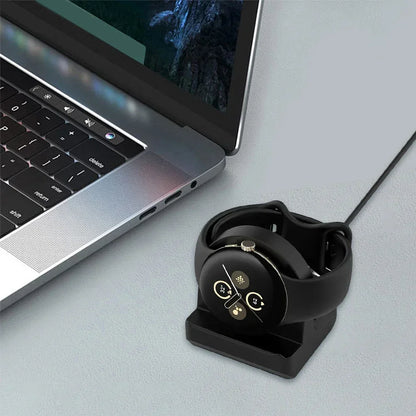 Silicone Charger Cradle Dock Stand  Bracket for Google Pixel Watch 2 3 Watch Wireless Charging Base Watch 2 Accessory