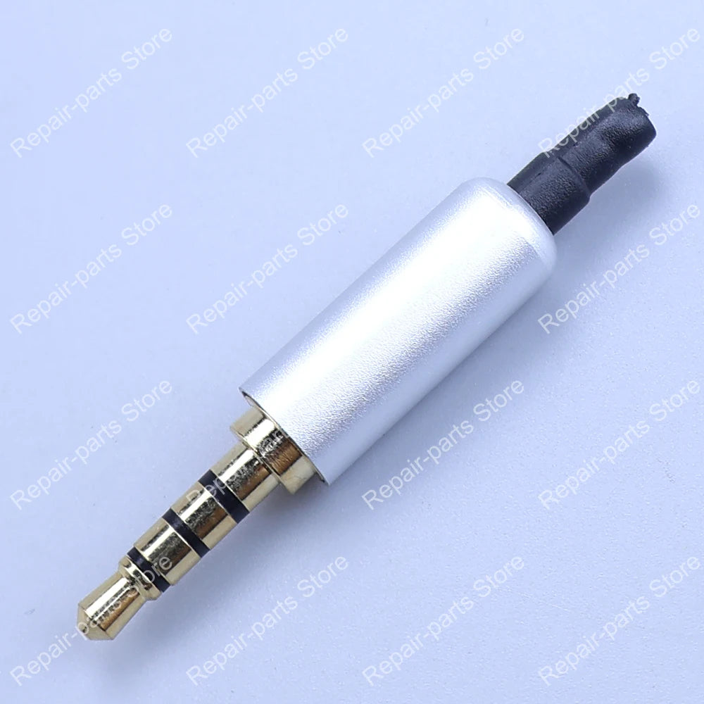 JCD 3.5MM Stereo Headphone Plug 2/3/4 Pin Male Gold-Plated Audio Adapter Set Speaker Headphone Jack AUX Solder Wire Connector