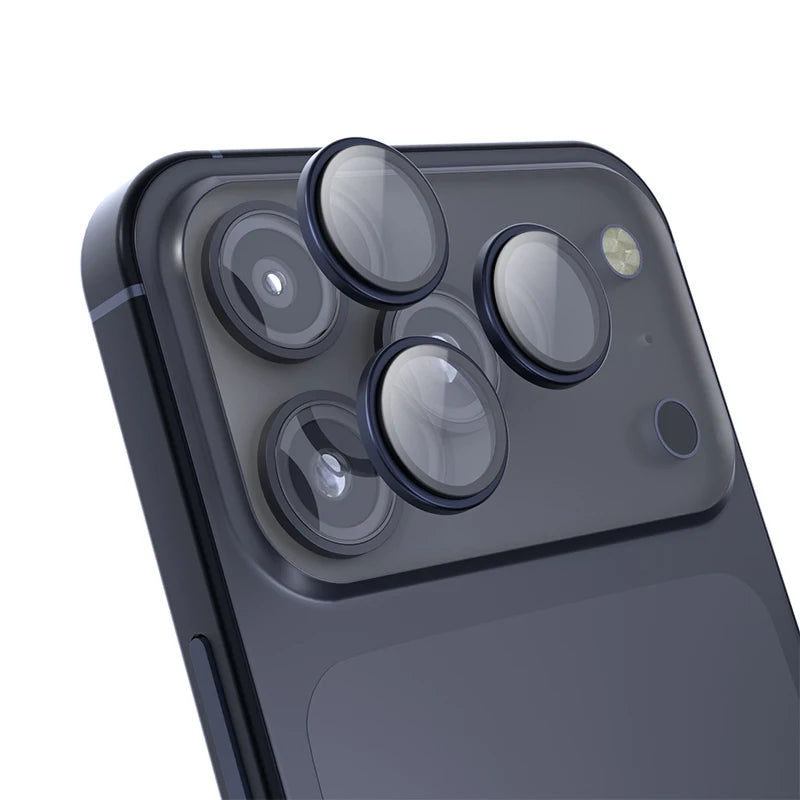 iPhone 17 Pro Max Sapphire Camera Lens Protector + Tempered Glass Screen Protector, 9H Anti-Scratch HD Clear Full Cover Set
