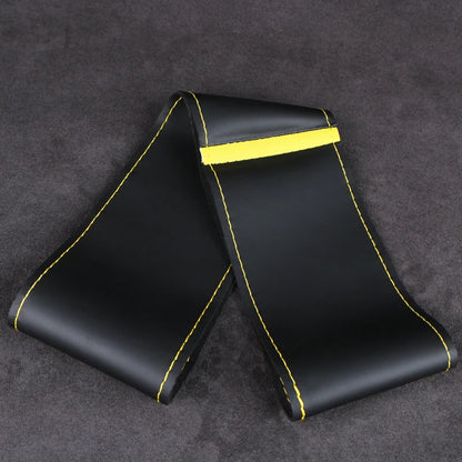 Universal PU Leather Automotive Steering Wheel Cover Soft Leather Cover Steering Wheel Braid DIY Car Accessories Hand Sewing