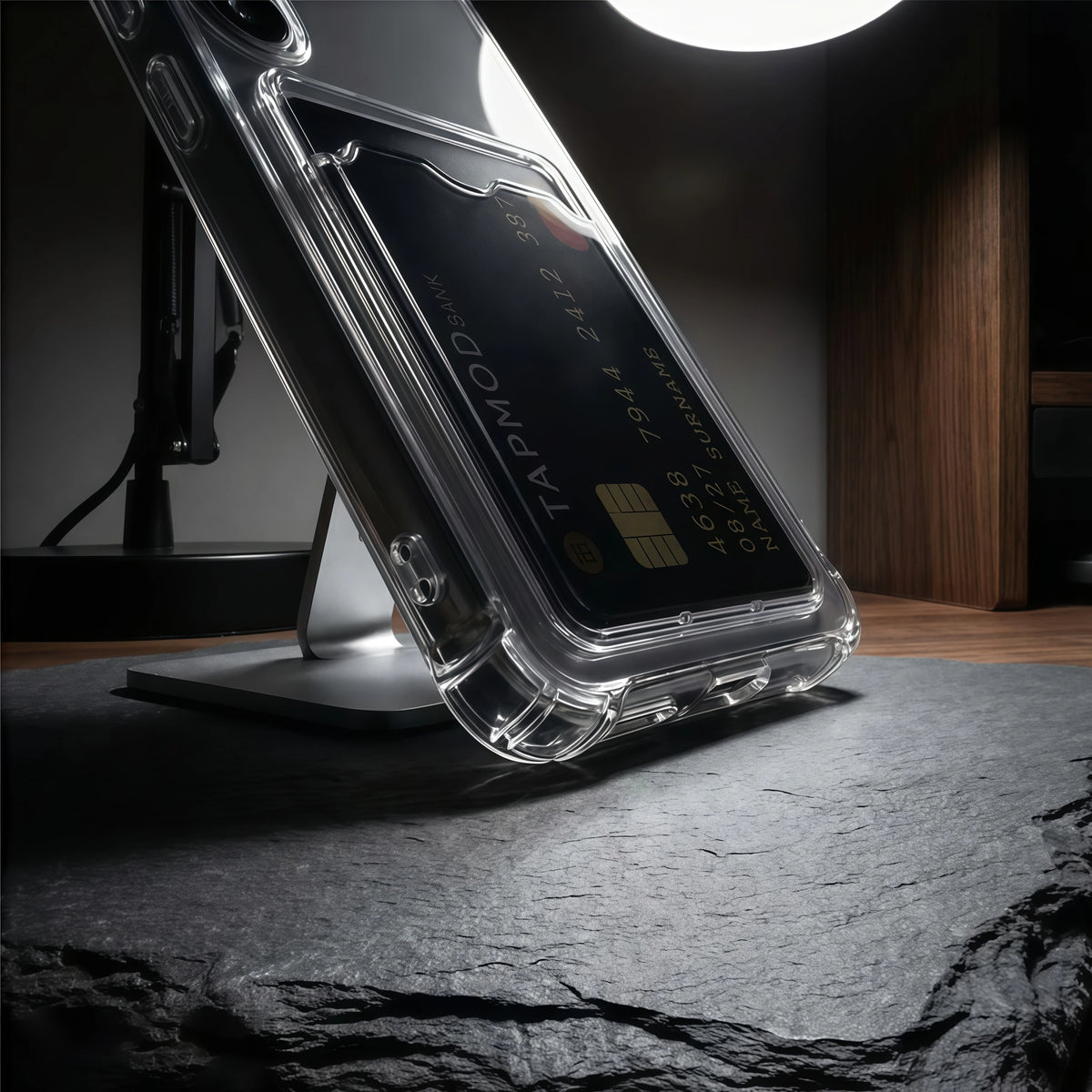 Clear Shockproof Silicone Phone Case For Samsung Galaxy S26 S25 S24 S23 S22 S21 Plus S20 FE Note 20 Ultra Card Slot Back Cover