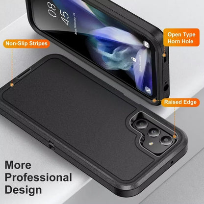 Armor Shockproof Defender Phone Case For iphone 11 12 13 14 15 16 17 18 Pro Plus Max 16E Hard PC+TPU Anti Fall Protective Cover