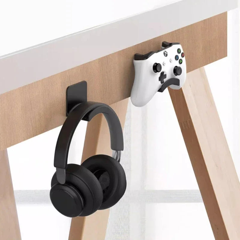 Earphone Holder Wall-Mounted Hook Head Mounted Headphone Hook Gamepad Storage
