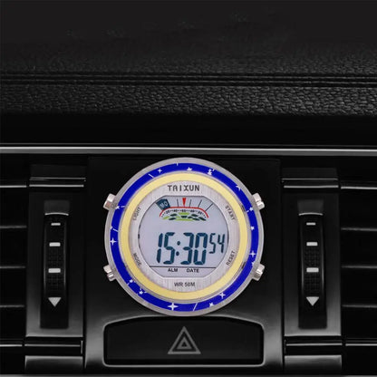 Motorcycle Digital Clock Waterproof Motorbike Stick-on Dashboard Car Clock Car Stick-On Mini Watch For Dashboard Boat Bike