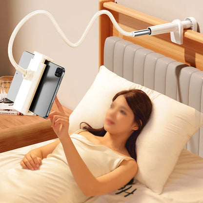 Gooseneck Tablet Holder With Flexible Arm 360 Clip Bed Support For 4 - 11 inches Phone Tablet Bracket For IPad Stand Accessories