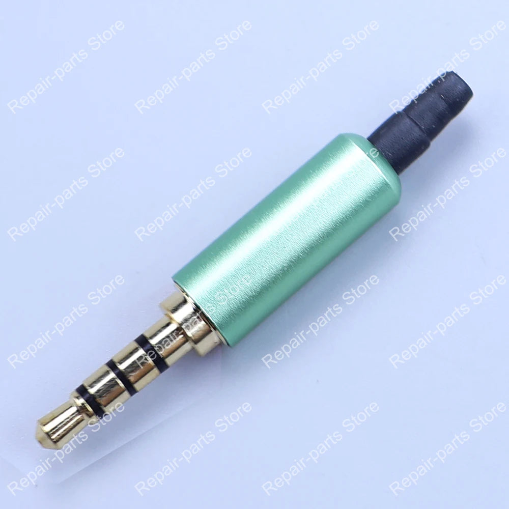 JCD 3.5MM Stereo Headphone Plug 2/3/4 Pin Male Gold-Plated Audio Adapter Set Speaker Headphone Jack AUX Solder Wire Connector