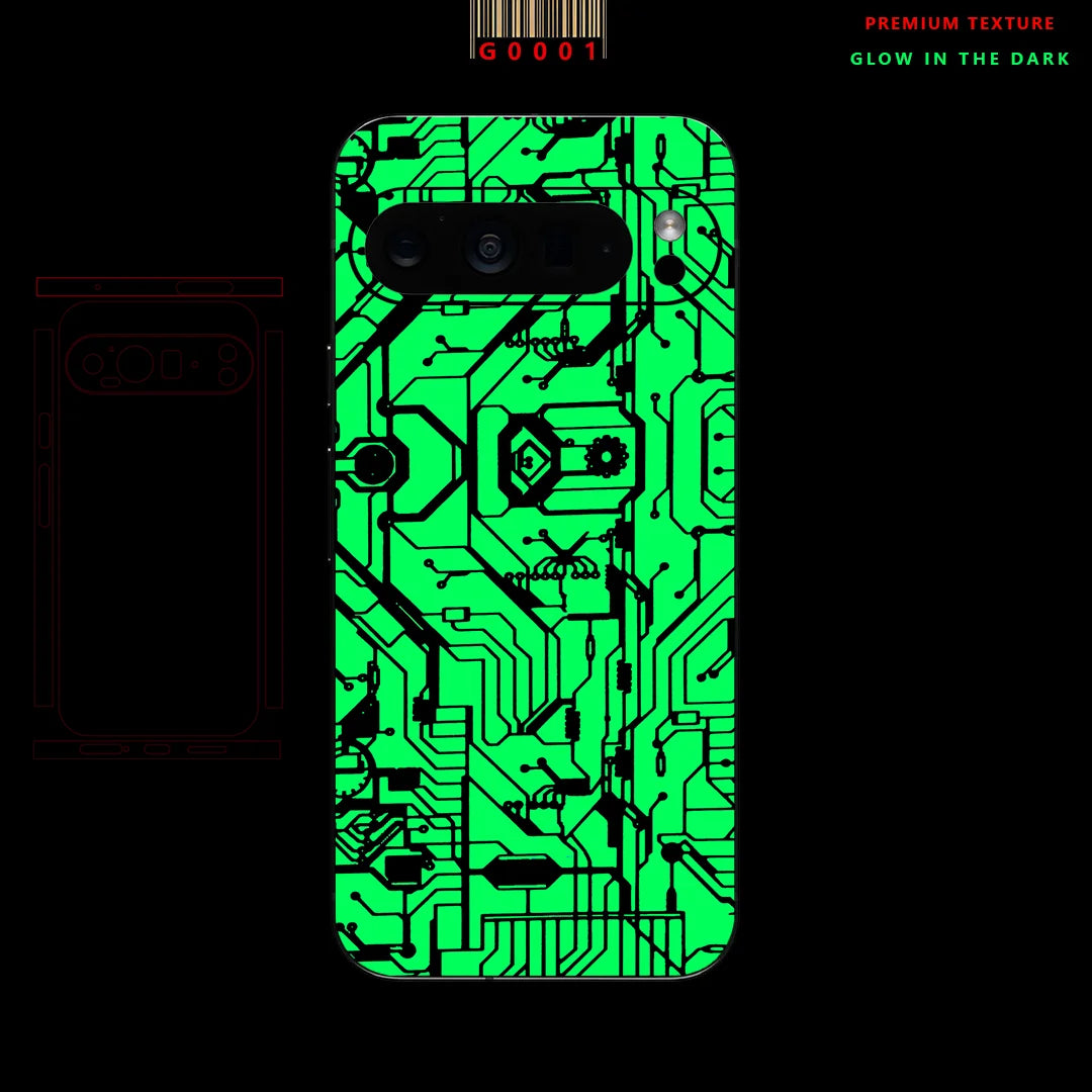 Luminous Back Skin Sticker For Googel Pixel 10 9 8 7 Pro 8A Glowing at Night For Google Pixel 9 Pro XL Back Film