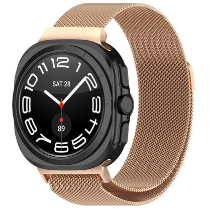 Thick Milanese Loop for Samsung Galaxy Watch Ultra strap 47mm Stainless Steel Magnetic Bracelet Galaxy Watch 7 ultra band 47 mm