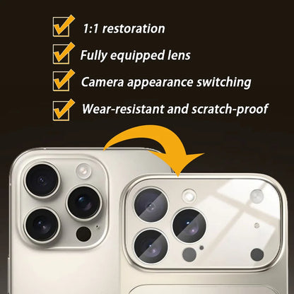 New Magnetic Shockproof Anti-fall Case For IPhone 13 14 15Pro 16 Pro Max Convert to 17 Pro Max Support MagSafe Wireless Charging