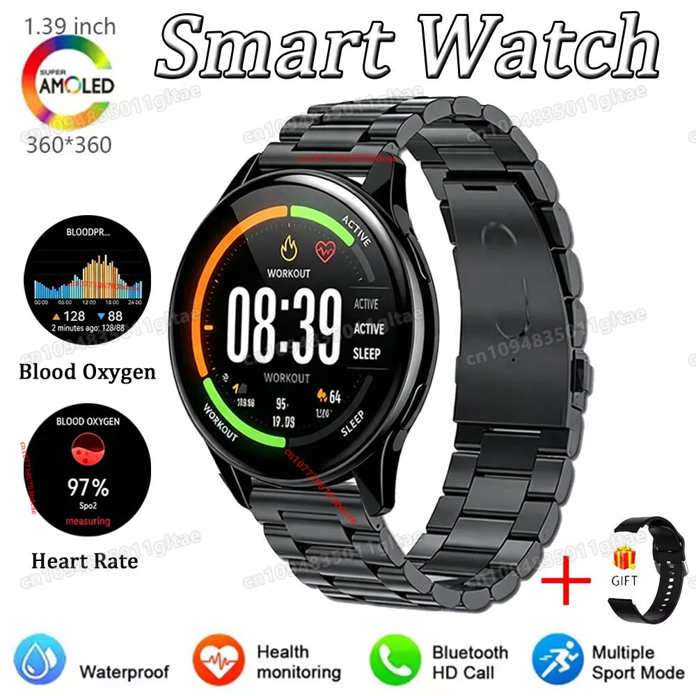 2026 New Women SmartWatch Bluetooth Call Lady Watch Sport Waterproof Heart Rate Sleep Smart Watch For Women Present Gift PKHT30
