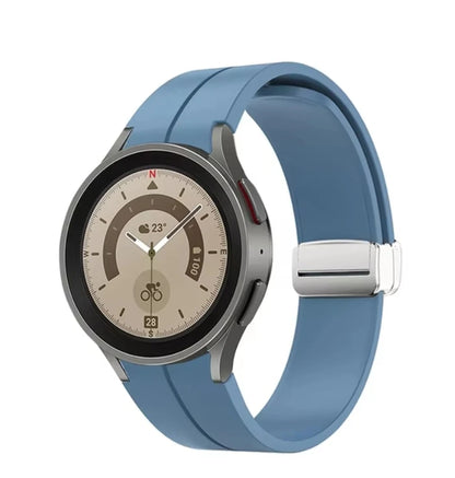 No Gap Magnetic Silicone Strap For Samsung Galaxy Watch 7 6 5 4 44mm 40mm Pro 45mm Bracelet Galaxy Watch6 Classic 43mm 47mm Band