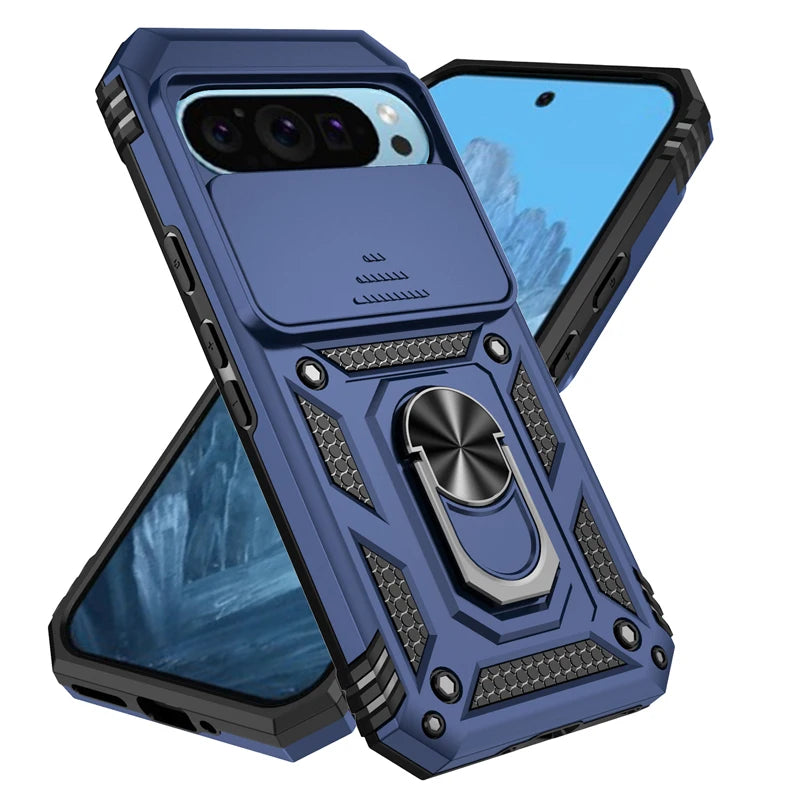 Sliding Window phone Case For Google Pixel 10 Pro XL 9Pro 9A 9 8Pro 8A 8 7Pro 7A  Cover Slide Camera Protective Hard shell