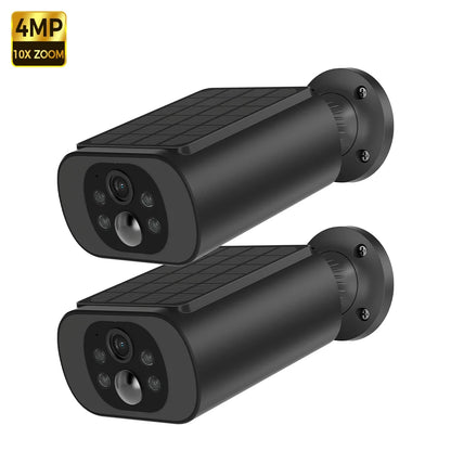 Solar Camera WIFI Outdoor Wireless Security Cam 2.5K Ultra Standby Time PIR Smart Light Color Night Vision AI Detect Battery Cam