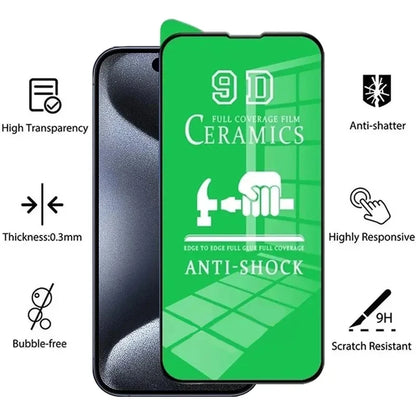Soft Ceramic Film for iPhone 18 17 Air 16 15 14 12 11 13 Pro Max 7 8 Plus Screen Protector for iPhone 13 12 Mini XR XS Not-Glass