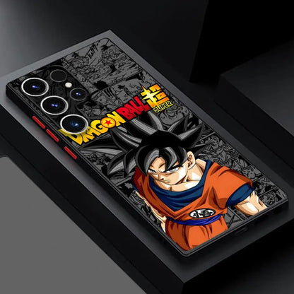 Back Phone Cover Case for Samsung Galaxy S23 Ultra S21 S22 Plus S25 Edge S24 FE S20 S9 S10 Dragon Ball Saiyan 4 Son Goku