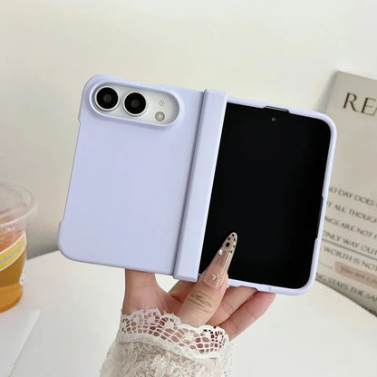 Candy Colorl Hard Shell PC Hinge Protection Shockproof Phone Case For iPhone Duo 2026 Bumper Protective Front and Back Cover