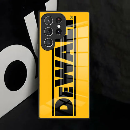 D-Dewalts-s Logo Phone Case For Samsung S26 S25 S24 FE S23 S22 S21 Plus S20 Ultra Note20Ultra Black Glass Cover