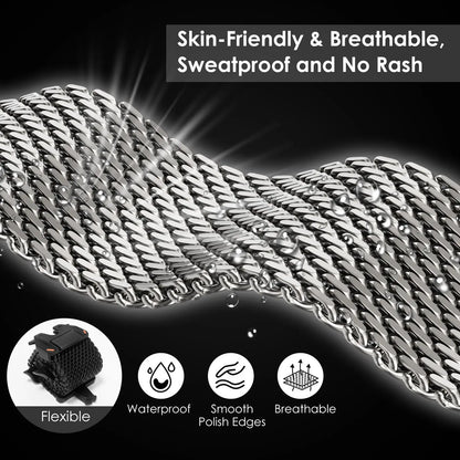 Milanese Loop For Apple Watch Band Ultra 3 49mm 46mm 45mm 44mm 42mm Stainless Steel Metal Strap for iWatch Series11 10 9 8 7 6 5