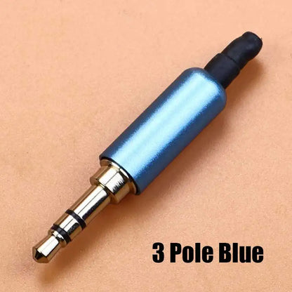 1pcs 3.5mm Mono Stereo Headphone Plug DIY 2 3 4 Pole Male Audio Adapter 3.5 Speaker Earphone Jack AUX Solder Wire Connector