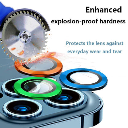 Luminous Ceramic Camera Protector Film For iPhone 18 17 16 13 12 11 14 15 Pro Max Plus Mini Lens Ring Tempered Glass Glowing Cap