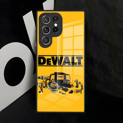D-Dewalts-s Logo Phone Case For Samsung S26 S25 S24 FE S23 S22 S21 Plus S20 Ultra Note20Ultra Black Glass Cover