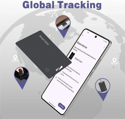 Wallet Finder For Android, Wallet Tracker Card Google App, Wireless Rechargeable Item Locator, Ip68 Smartcard Tracker Tag