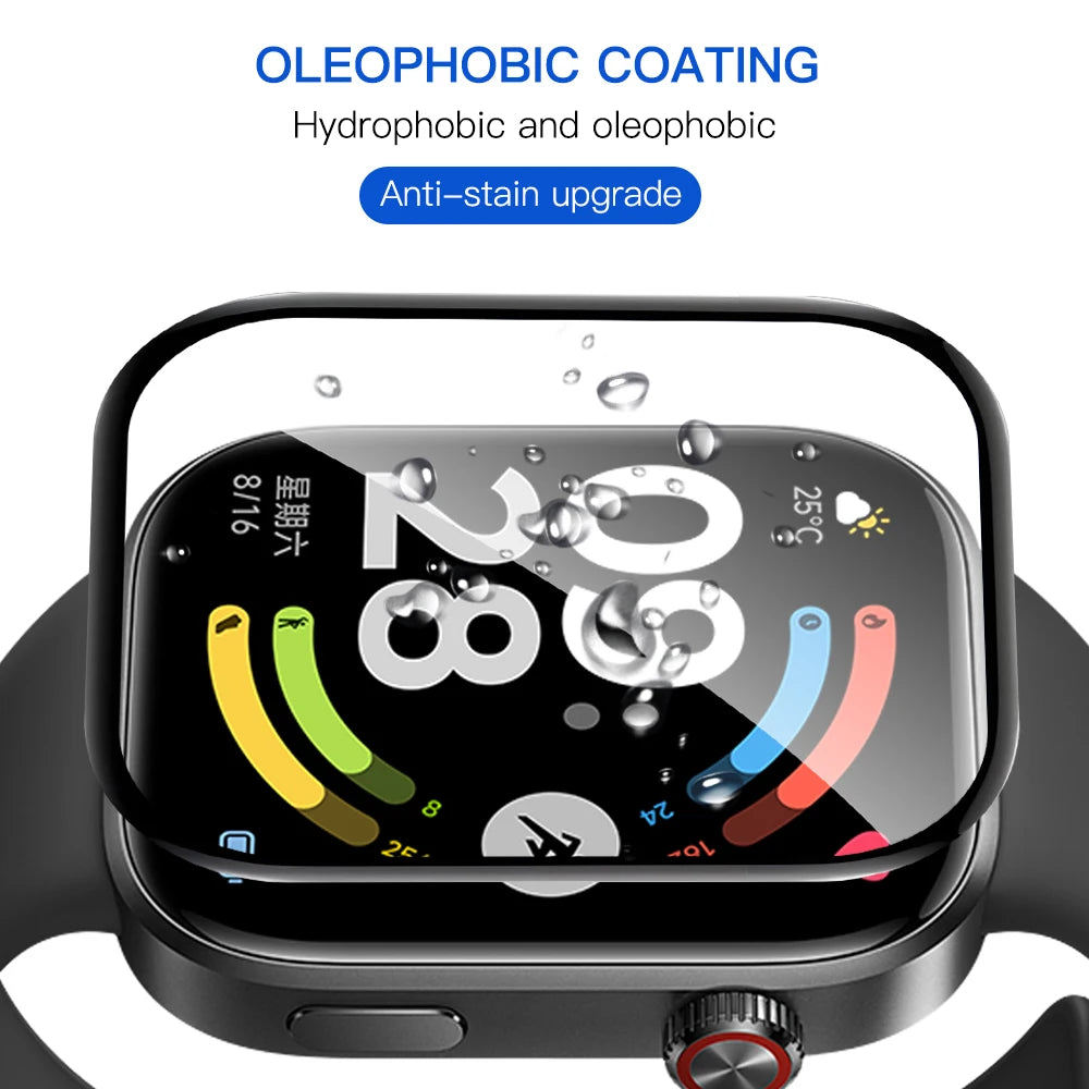Screen Protector Film for Redmi Watch 6 - HD Clear Anti-Scratch Protective Film for Xiaomi Smartwatch