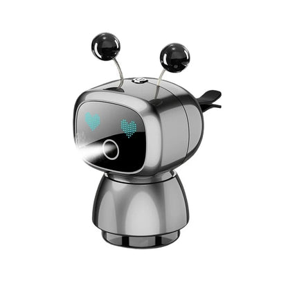 Cute Robot Smart Car Aroma Diffuser Car Air Outlet Fragrance Air Purifier Car Interior Decor Gift Electric Air Freshener
