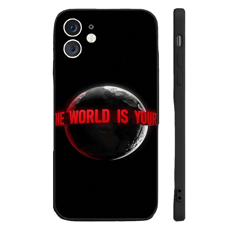 T-Tony M-Montana S-Scarface Phone Case For iPhone 17 16 15 11 12 14 13 Pro Max Mini X XR 7 8 Plus SE4 17E Shockproof Soft Cover
