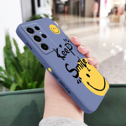 Street Slogan Phone Case For Samsung Galaxy S25 S24 S23 S22 S21 S20 S10 S10E Ultra Plus FE Note 20 Ultra Plus Cover