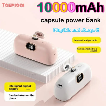 Mini Power Bank 10000mAh PowerBank Fast Charging Portable Charger for IPhone 17 16 14 13 12 Xiaomi Samsung Poco External Battery