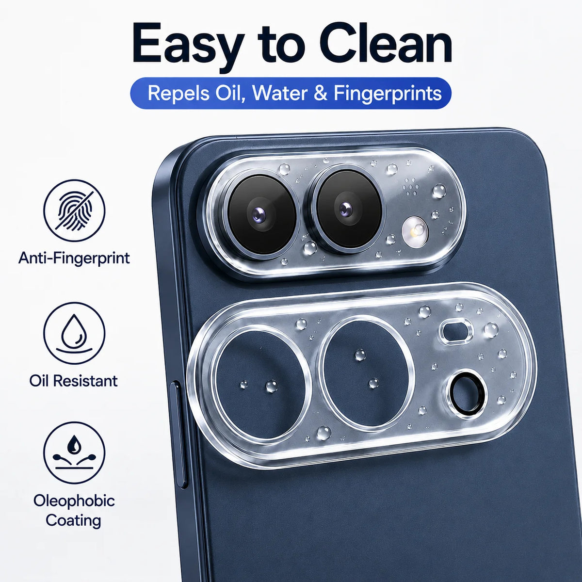 Camera Lens Protector For iPhone DUO Camera Lens 9H Tempered Glass Protective Films For iPhone Duo 18 Pro Max Clear Glass