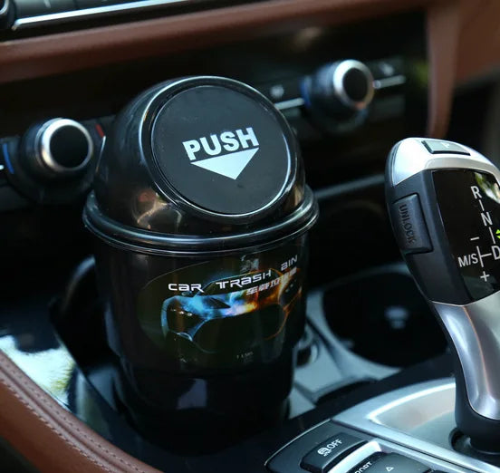 Car Trash Can Car Door Seat Back Garbage Storage Fashion Creative Water Cup Holder Storage Bucket