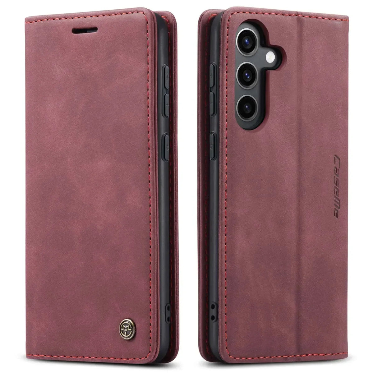 Flip Leather Case for Samsung Galaxy S25 S26 Ultra S24 Ultra S23 FE S22 S21 S20 Plus A17 A16 A36 A56 A15 A55 A35 Wallet Cover