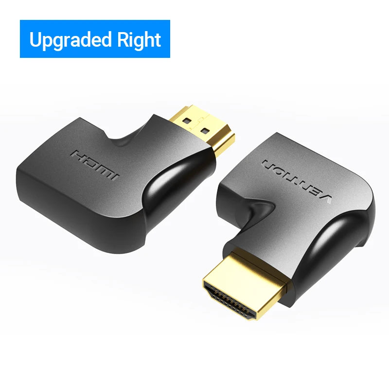 Vention HDMI Adapter 90 270 Degree Right Angle Male to Female Converter 4K HD Connector for HDTV PS4 Lptop TV Box HDMI Extender