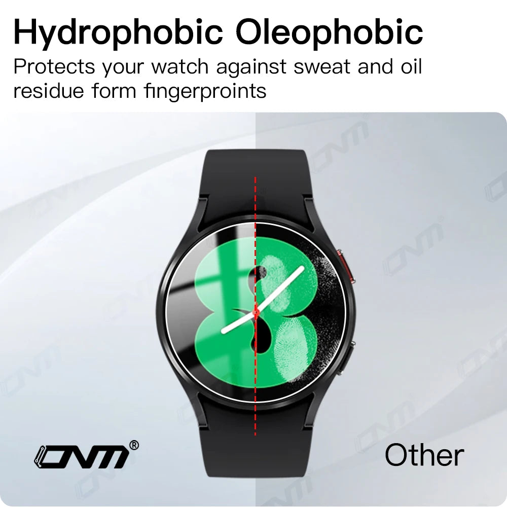 9H Tempered Glass for Samsung Galaxy Watch 9/8/7/6/5/4 40/44mm Classic 47mm Pro Screen Protector Anti-scratch Film Accessories