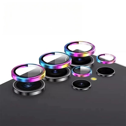 Metal Tempered Glass HD Camera Lens Protector For Samsung Galaxy S24 S23 Plus Ultra FE Transparent Anti Scratch Protective Film