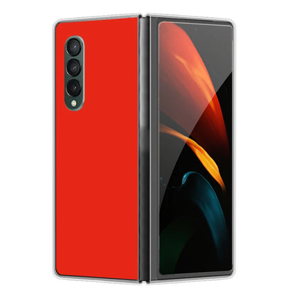 Case For Galaxy Z Fold 7 6 5 3 4 2 Transparent Hard Folding Luxury Painted For Samsung Z Fold 7 Fold Special Fold2 Clear Cover