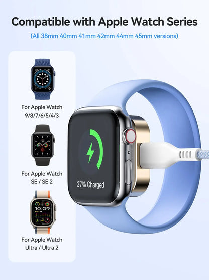 For Apple Watch Charger USB Type C Magnetic Wireless Fast Charging Cable for iWatch Series 11 10 9 8 7 6 5 4 3 2 1 Ultra Edition