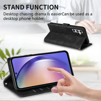 Wallet With Card Slot Support Magnetic Flip Leather Case For Samsung Galaxy S26 Ultra S25 Edge S24 Plus S23 S22 S21 S20 FE Cover