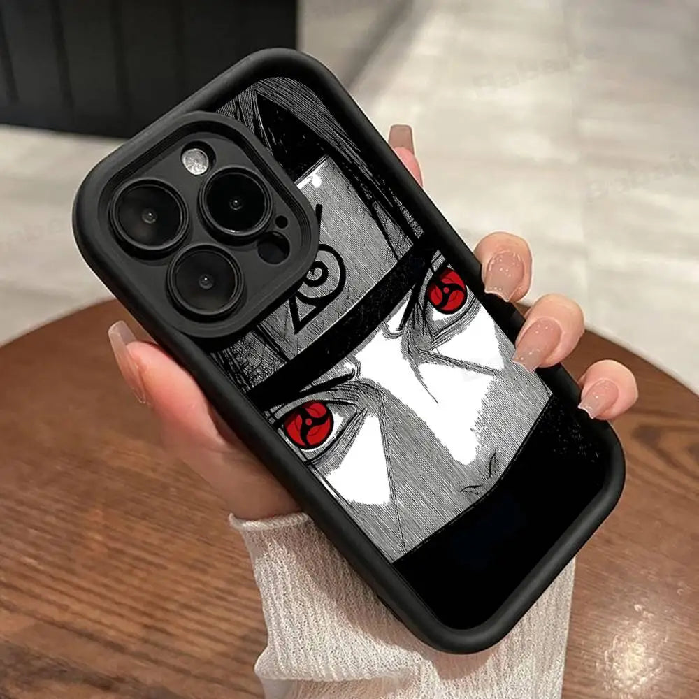 Classic Anime U-Uchiha Itachi Phone Case For iPhone 17 16 15 14 13 12 11 Air Plus Pro Max Soft Back Cover