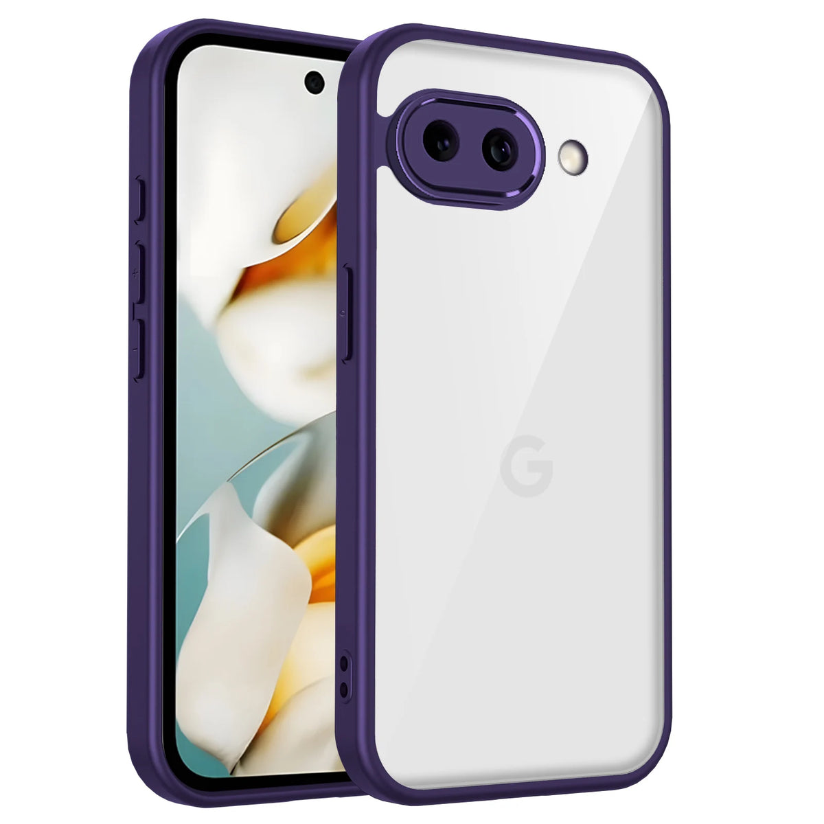 For Google Pixel 9A Case Air Cushion Shockproof Silicone Bumper Clear Matte Back Cover Hard Phone Case for Google Pixel 9A G3Y12